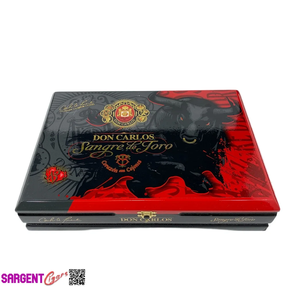 Arturo Fuente Don Carlos Bestia Sangre de Toro Empty Wooden Cigar Box
